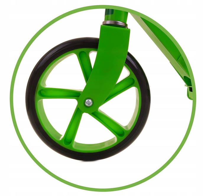 Hulajnoga Miejska Duża Summer Baby WX Składana Koła 20 cm Zielona, zdjecie 9
