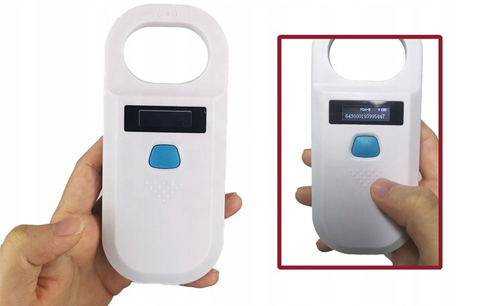 Czytnik mikroczipów dla zwierząt Bluscan X800, zdjęcie 3