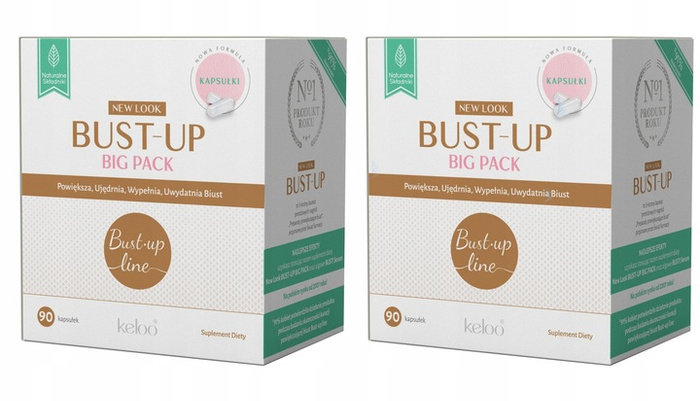 Bust Up BIG PACK 90 kaps. - Zestaw 2 szt.