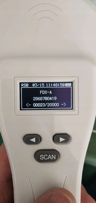 Czytnik Mikroczipów (FDX-B, FDX-A, HDX EMID) PT380, zdjęcie 4