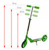 Hulajnoga Miejska Duża Summer Baby WX Składana Koła 20 cm Zielona, zdjecie 6