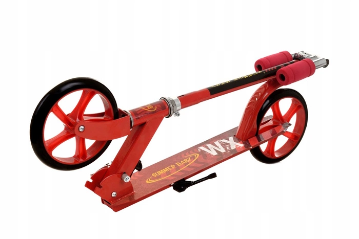 Hulajnoga Miejska Duża Summer Baby WX Składana Koła 20 cm Czerwona