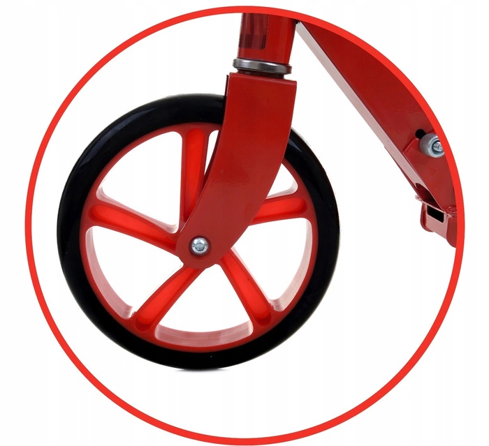 Hulajnoga Miejska Duża Summer Baby WX Składana Koła 20 cm Czerwona