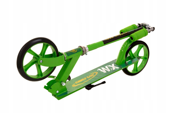 Hulajnoga Miejska Duża Summer Baby WX Składana Koła 20 cm Zielona, zdjecie 3
