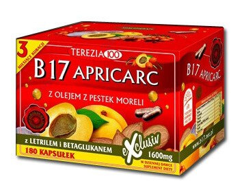 B17 Amigdalina APRICARC 180 kapsułek